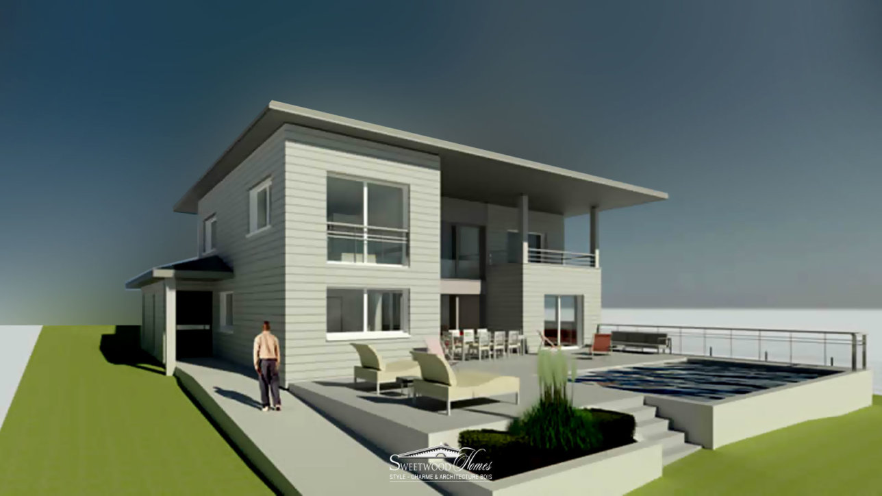 Maison à ossature bois – Ambiance Bali – La Baule - SweetWoodHomes